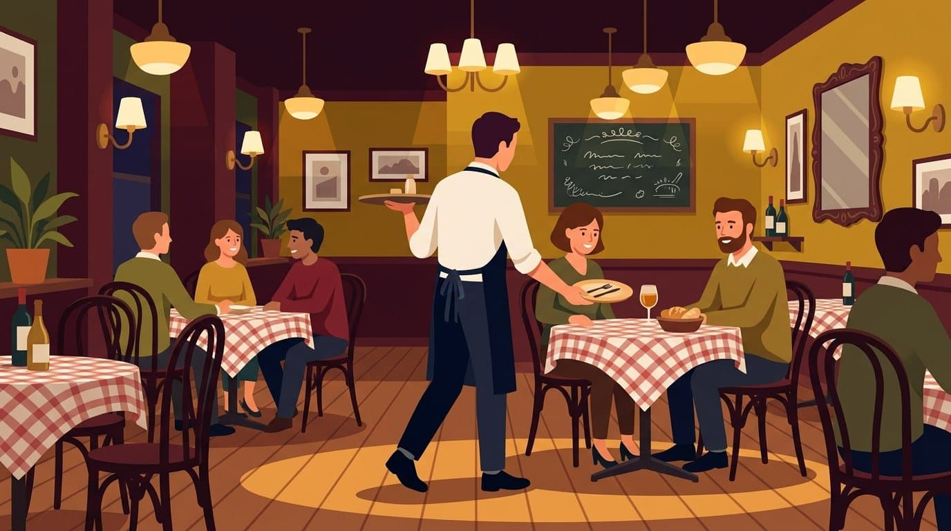 At the restaurant
