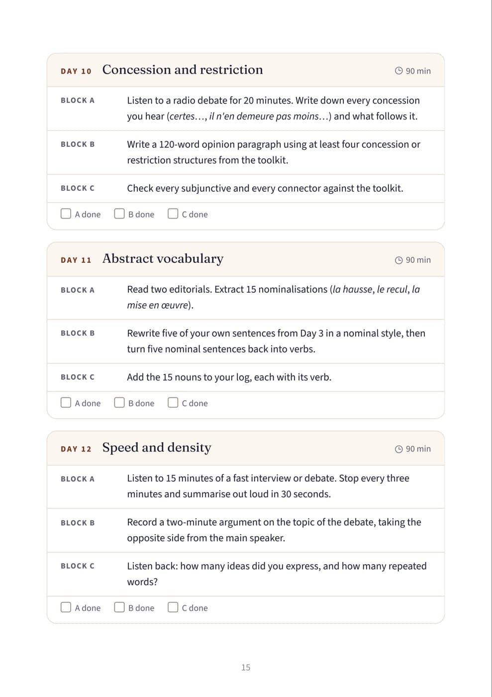 Page 15: Day 10 · Concession and restriction